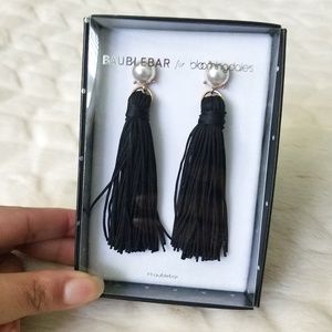 Baublebar Stud Tassel Earrings with Pearl